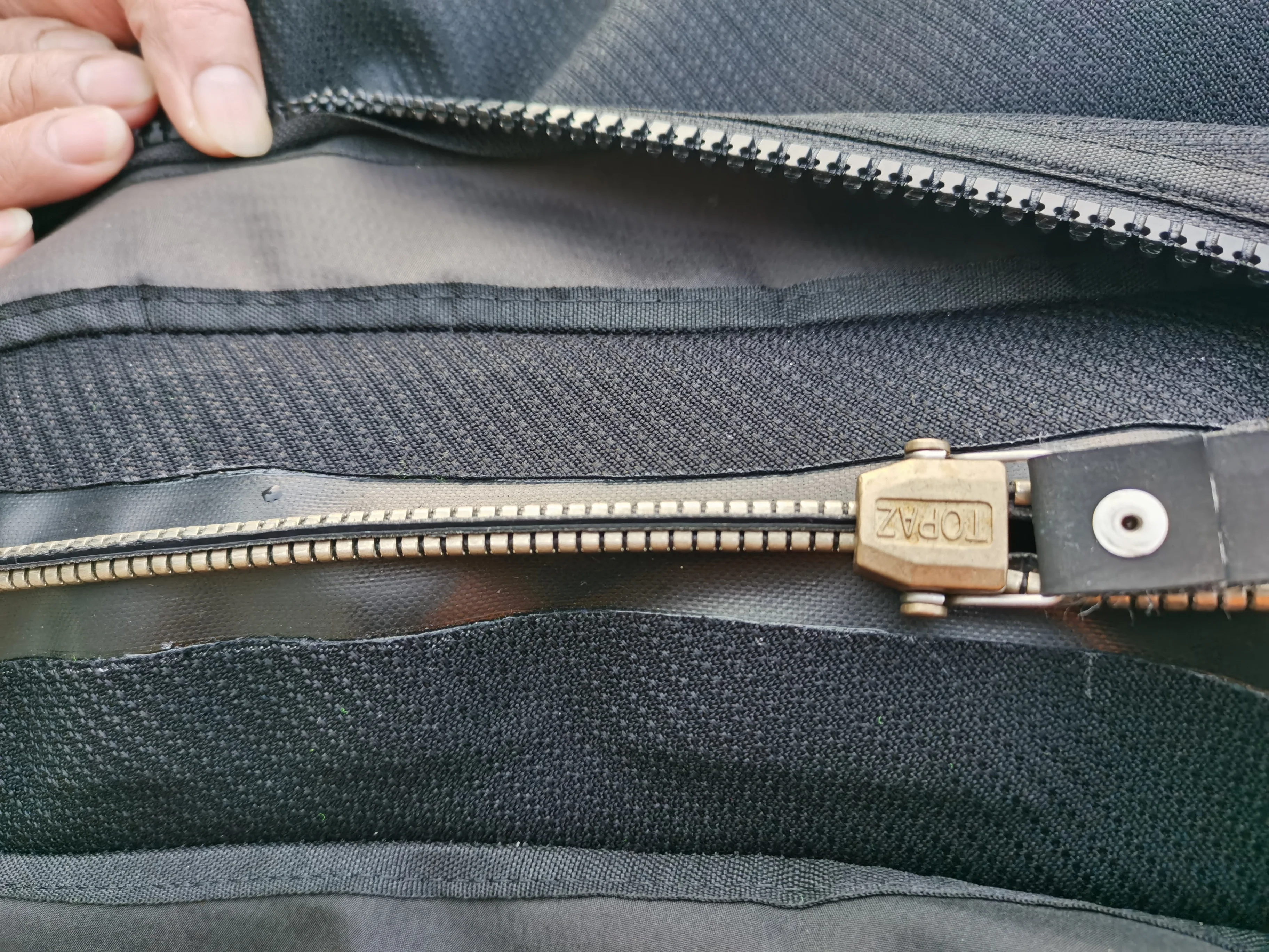 Латунная застежка-молния с топазом для подводного плавания, сухая застежка-молния для ремонта костюма для подводного плавания