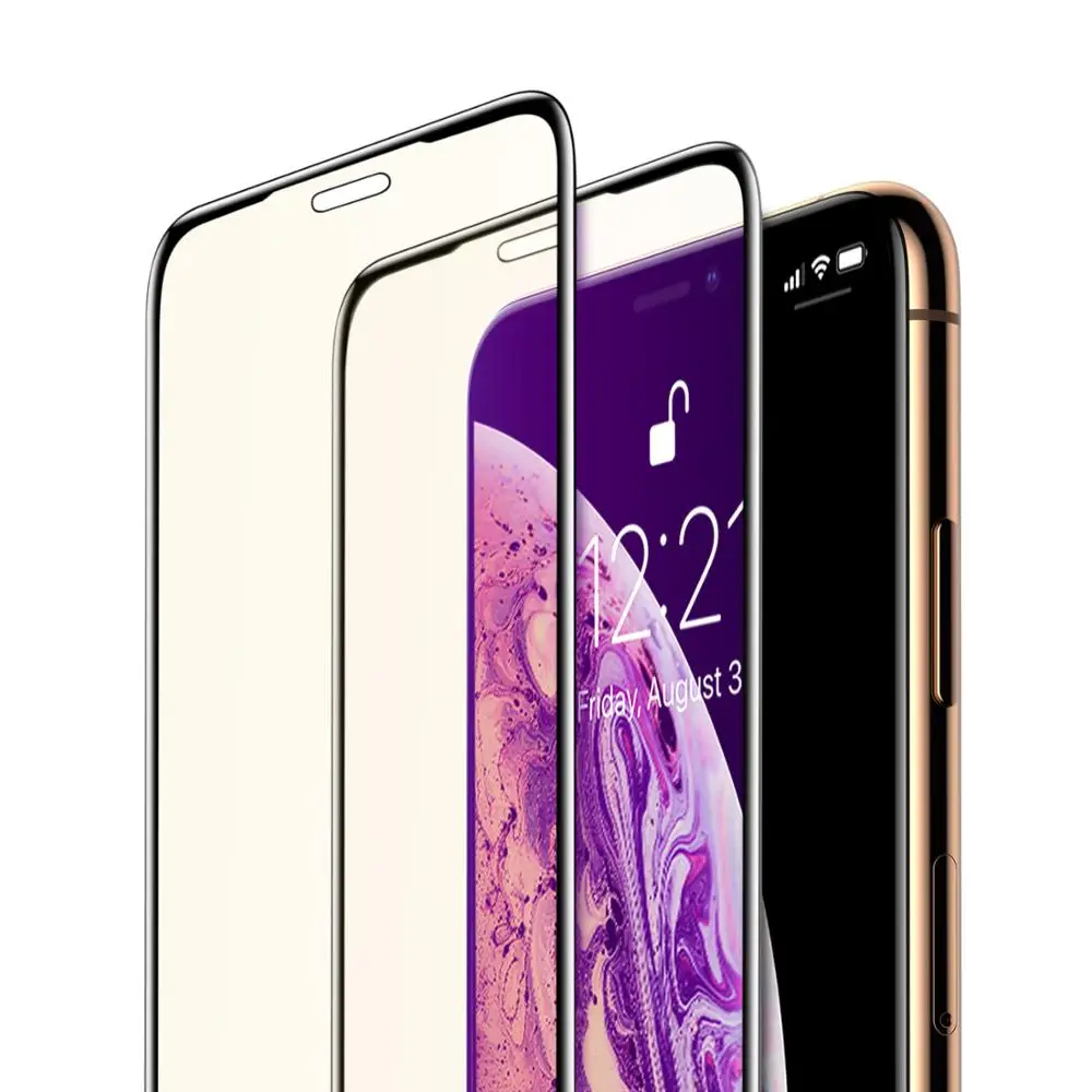 
SmartDevil 2 pack in 1 box Anti-Blue Light Screen Protector for iPhone x/xs tempered glass anti blue light full glass 