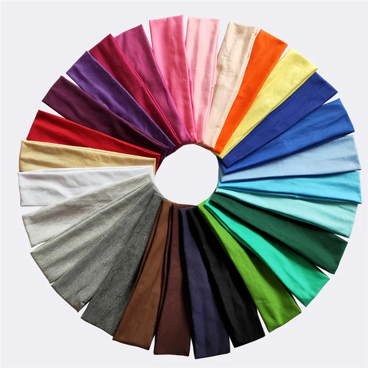 Оптовая продажа, аксессуары для фитнеса, Модная хлопковая повязка на голову для мужчин и женщин