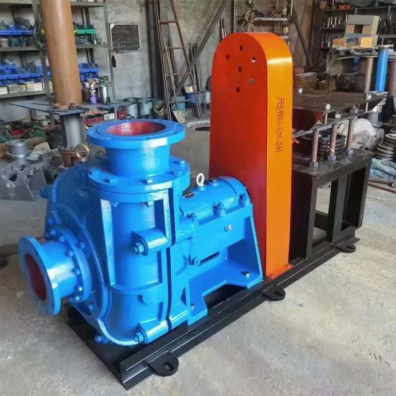 6-inch horizontal slurry pump is used to transport slurry, sediment, wastewater and cinder ore....