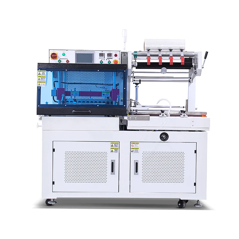 Automatic L Bar Heat Shrink Tunnel Wrapper Carton Heat Shrink Packaging Machine Film Shrink Machine for Box Wrap