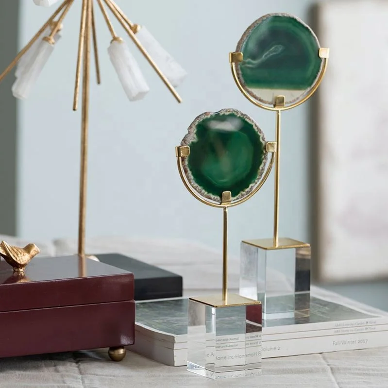 Europe type originality natural crystal flower places a porch of contemporary villa sitting room TV ark to live in adornment