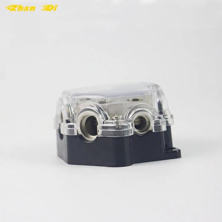 distribution block 2*0GA IN-4*4GA+2*8GA OUT Camper Car Audio Distribution Fuse Block with Ground Mini ANL Fuse Box Distribution