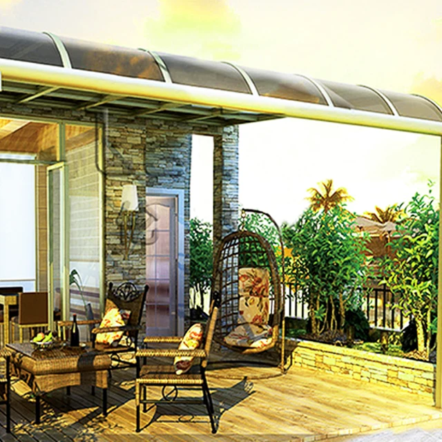 Motorized Retractable Automatic Awning Garden Patio Roof Free Standing Balcony Custom Aluminum Outdoor Space Max Bag White Gifts