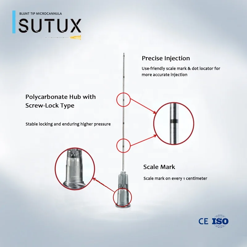 Disposable micro injection cannula needle for hyaluronic acid filler