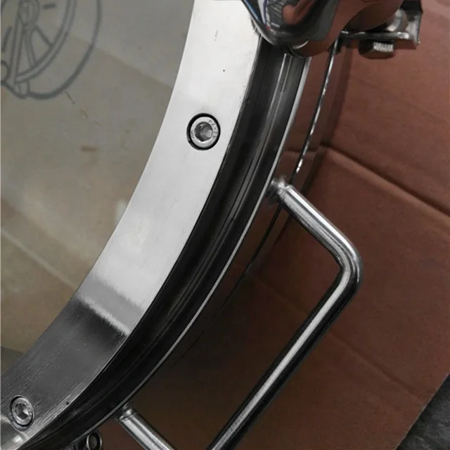 sanitary stainless steel tank manhole cover full top sight glass manway