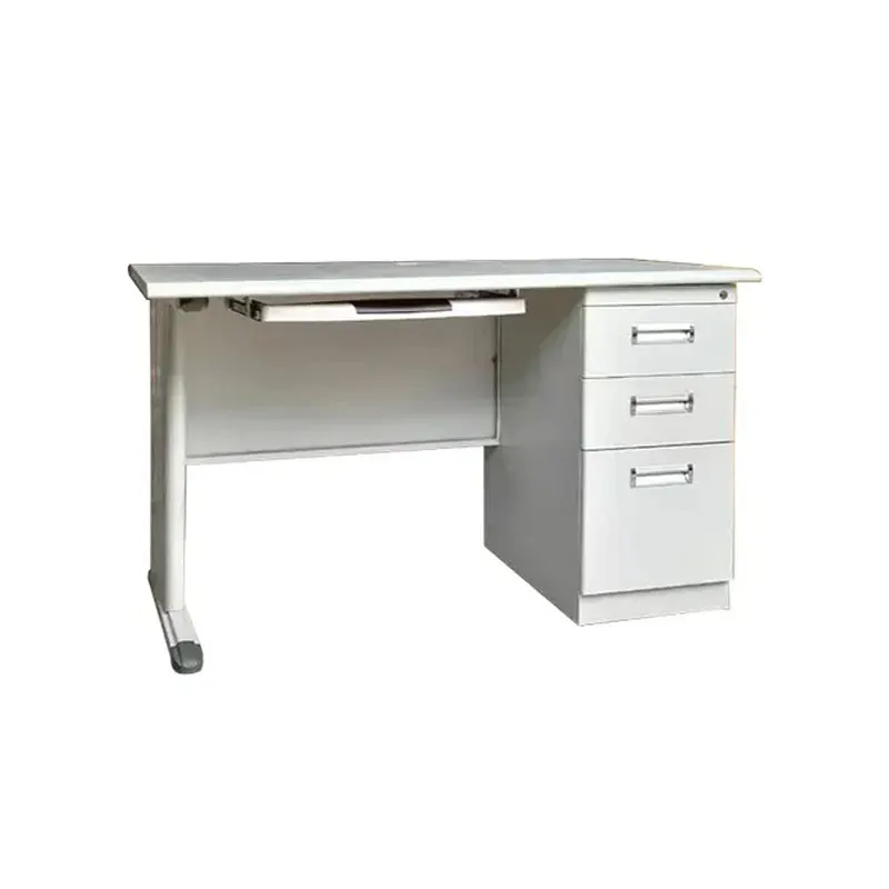 Commercial Furniture knocked down computer desk table steel office table with drawers
