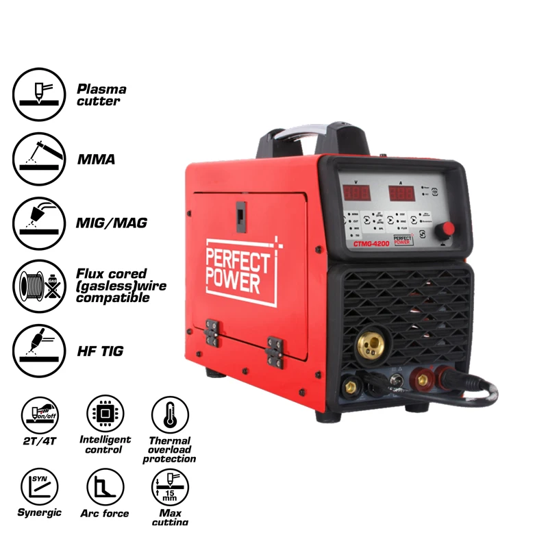 CTMG-4200 Multiprocess 5 в 1 плазменный резак типа для сварки MIG/MAG сварочный tig аппарат инверторный ММА HF аргонодуговой порошковой сварочной проволоки машина