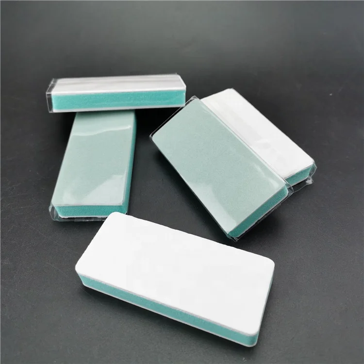 Double Sided Nail Shiner Custom Print Logo Nail Care Buffers Block for Acrylic Nails