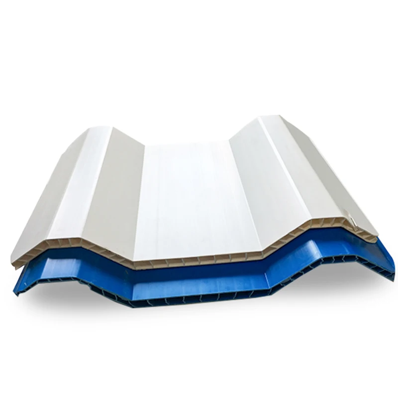 fire resistant heat resistant insulation twin wall plastic roof sheet