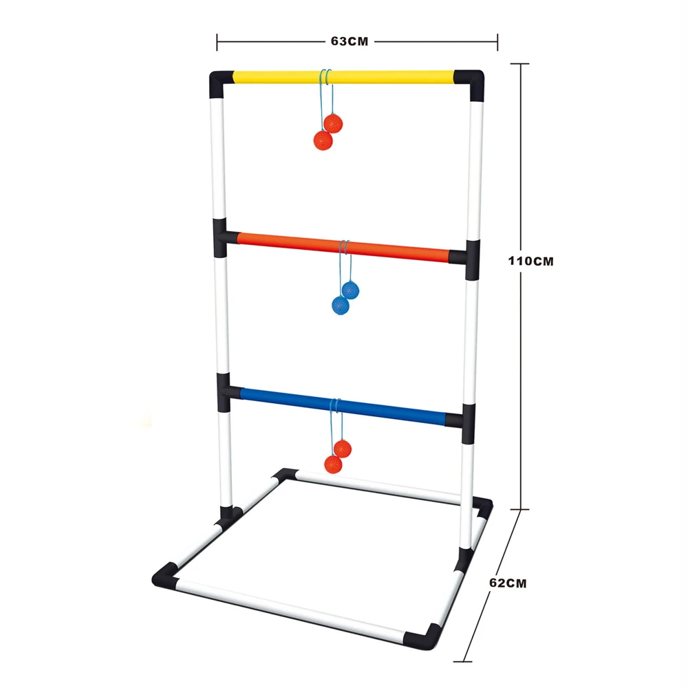 Kids outdoor play sport toy ladder golf throwing ball toss game set