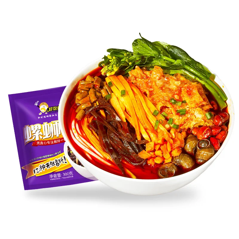 haohuanluo Liuzhou river snails rice noodles luosifen Chinese p convenience food