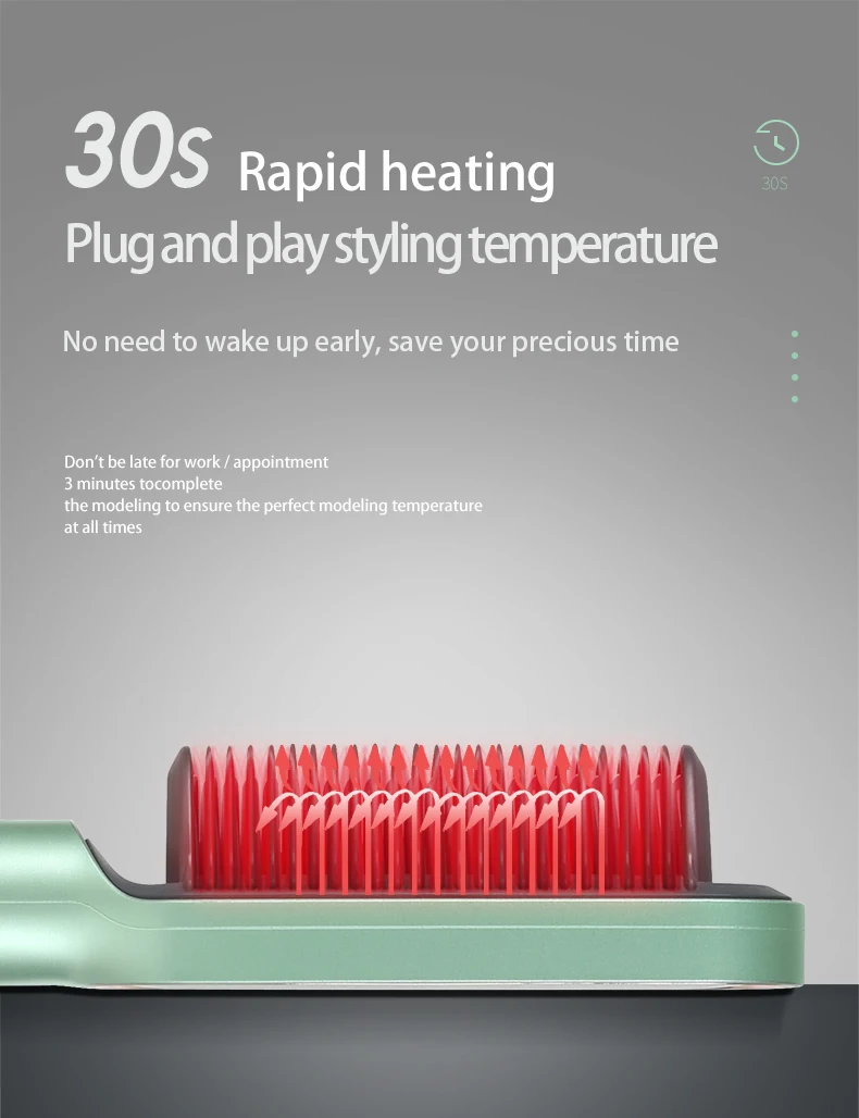 Hair Straightener Brush,Hair Straightener Comb,Electric Hair Brush