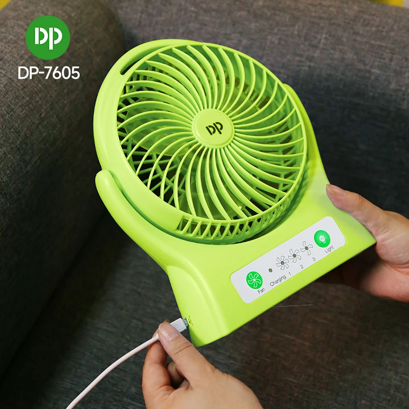 Widely used multifunction fan air cooling desk fan rotatable usb portable rechargeable fan