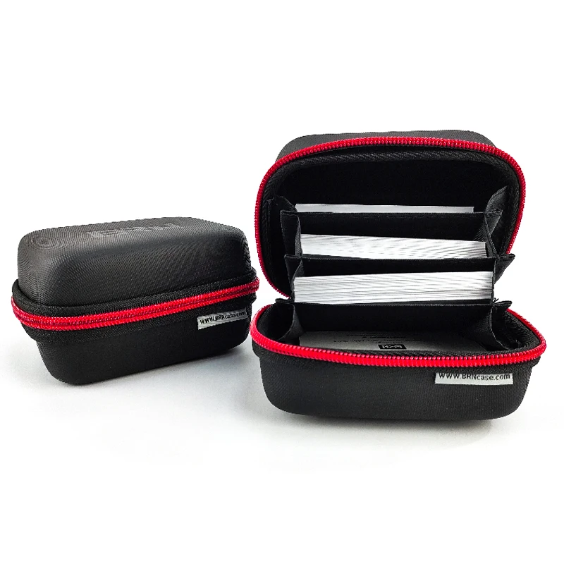 Wallet Zipper Closure Double Wallet ID Card to Hold Credit Card Hardware EVA Minimalist Business OEM Customized Logo Style