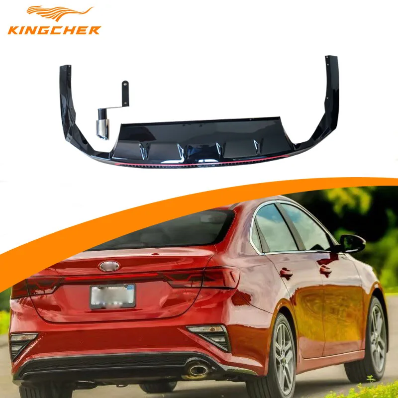 KINGCHER New bumper Fit for KIA K3 Forte Cerato 2019 2020 2021 rear lip