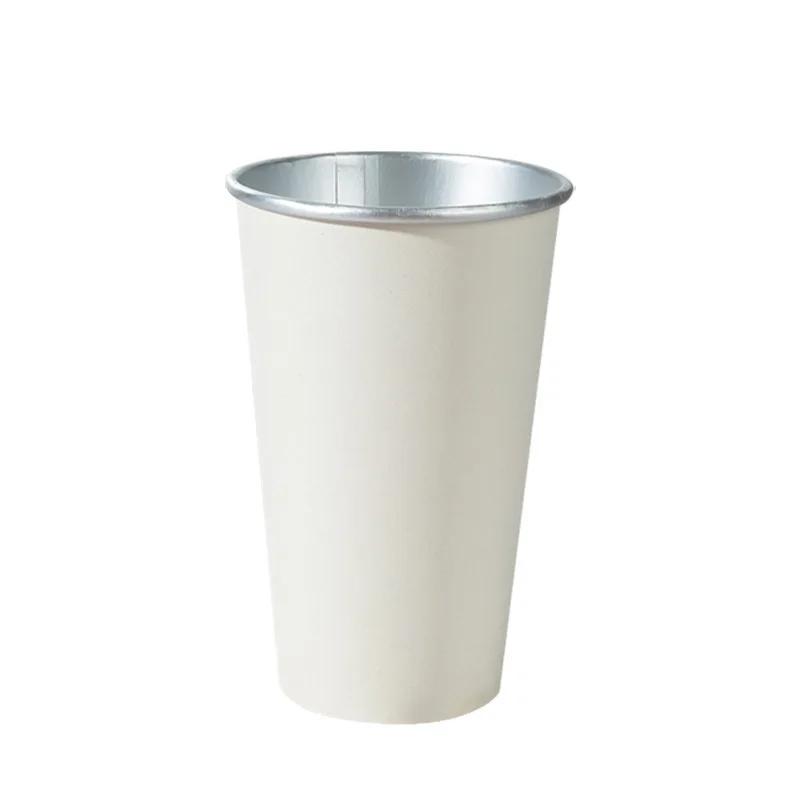 Customizable disposable aluminum foil paper cups with large capacity Recyclable