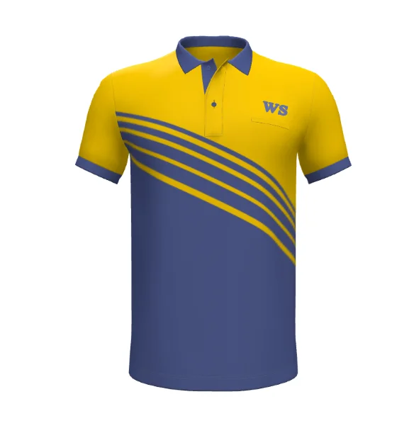 OEM Sublimated Logo Short Sleeve Golf T Shirt 100% Cotton Mens Custom Polo Shirt