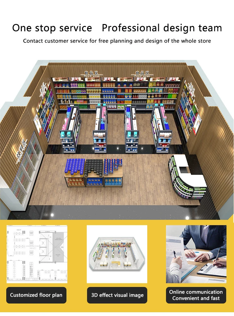 XINDE Supermarket Shelves Durable Store Rack Retail Shop Equipment Stands Supermarket Supplies Display Racks