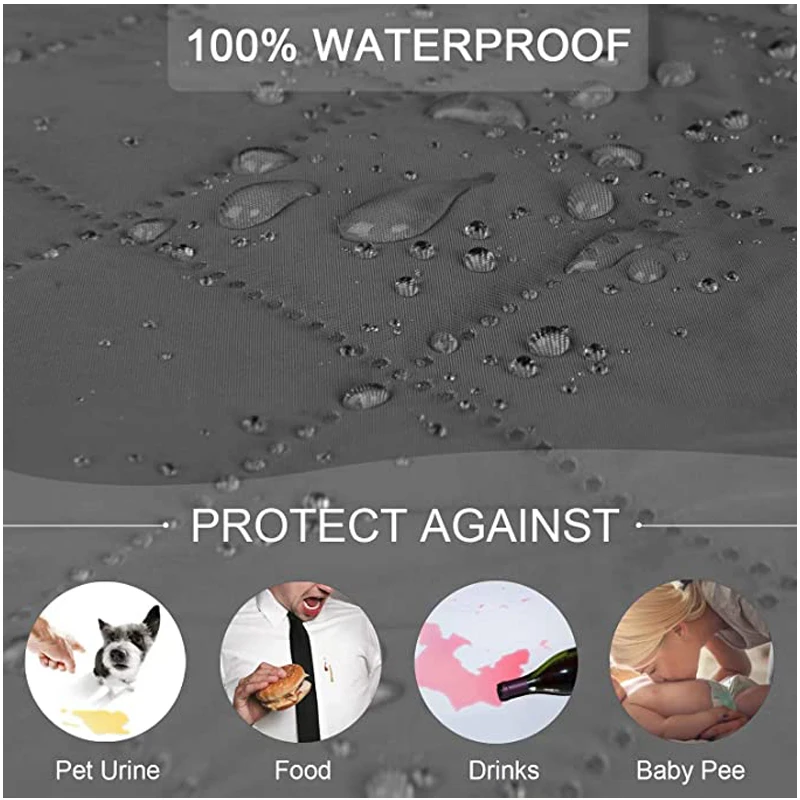  100% водонепроницаемые чехлы для мебели диванов и Нескользящие Защитные детей домашних