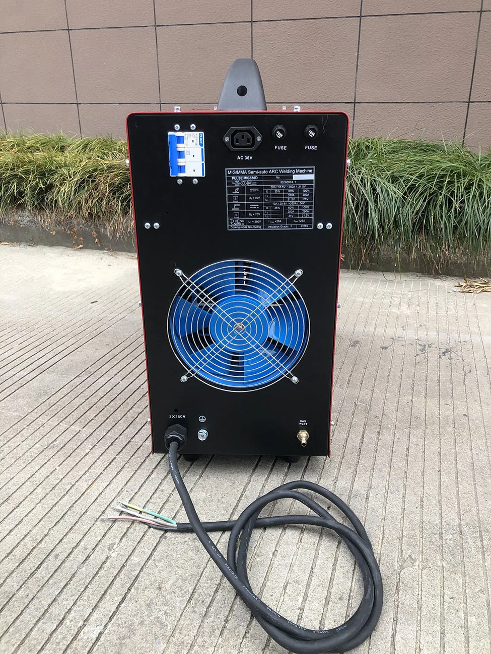 Industrial Digital Heavy Duty Double Pulse Mig Welder Aluminum Pulse MIG 350A Pulse MIG MMA Welding Machine With LED Display