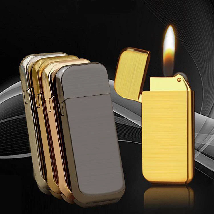 Wholesale Exquisite Mini Pearl Grinding Wheel Metal Inflatable Lighter Opening Flame Cigarette Lighter Suitable for Gifts