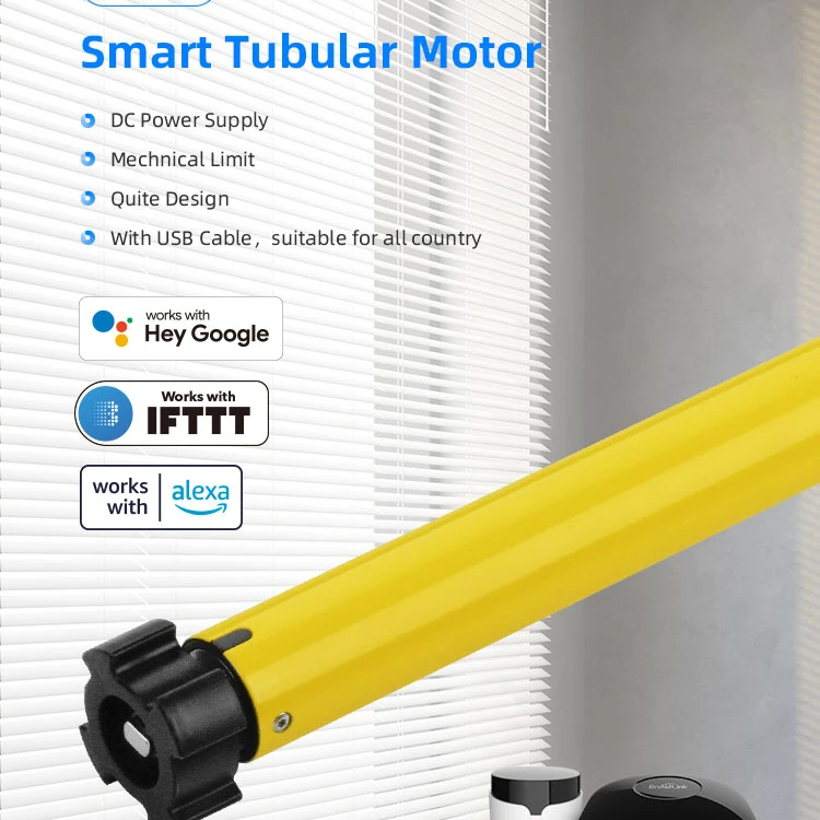 Broadlink Smart RF Mechanical Limit Electric Tubular Motor For Kinds of Blinds