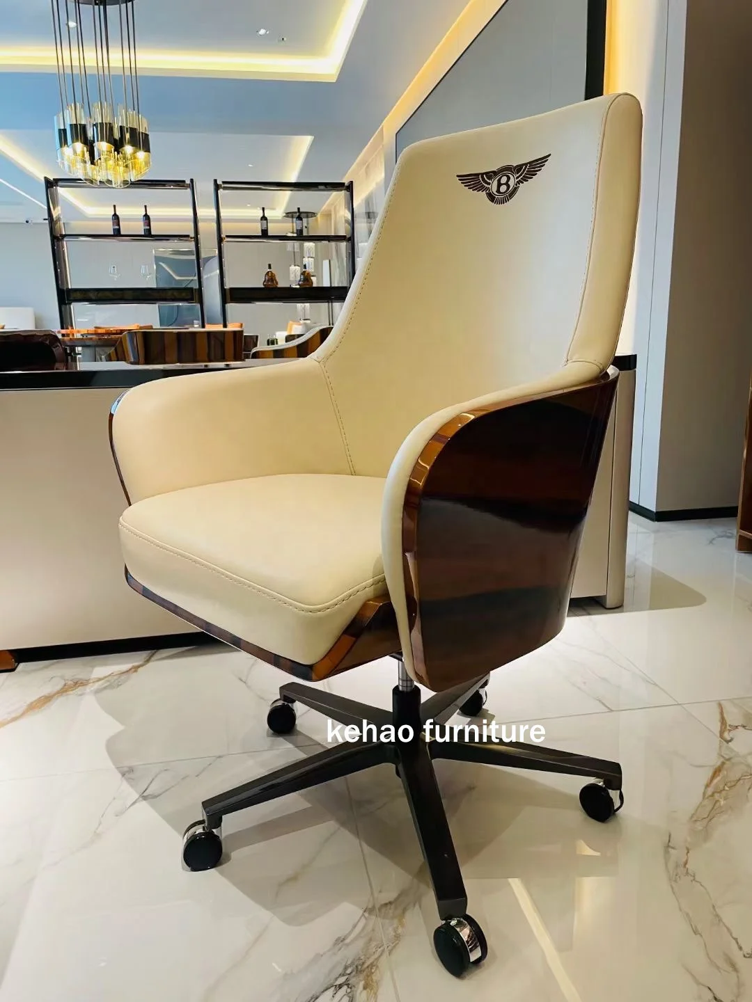 Luxury Modern Executive Office Furniture Table Desks For Office Home Work Wood Desk With Chair