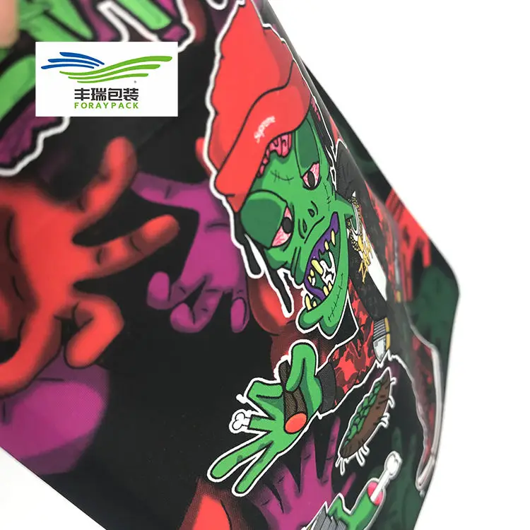 Foray Factory Custom Printed Gumbo Jungle Boys Backpack Boyz Rick Morty Gummy Packaging Edible 3.5g Mylar Bags With My Logo