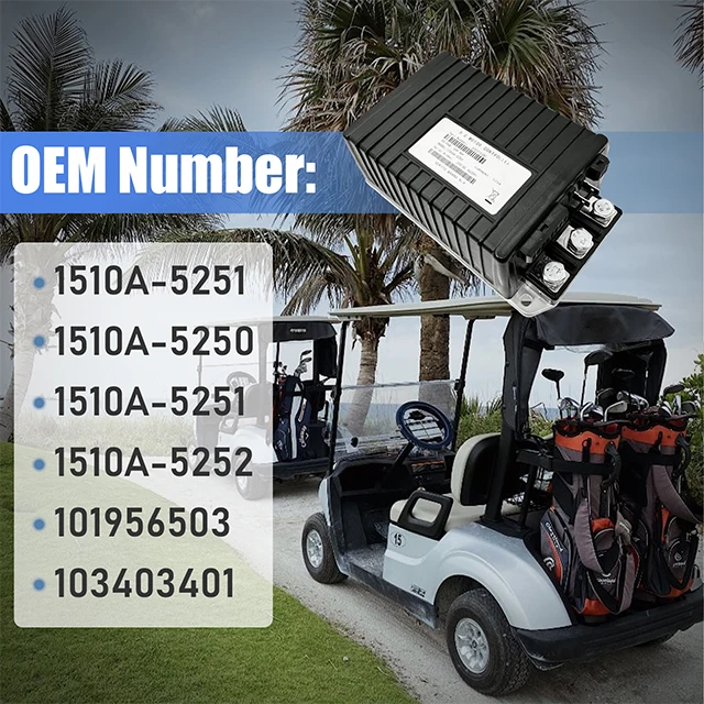 1266A-5201 48V Replace 1510A-5251 Curtis Controller 275A Golf Cart Motor Controller 1510A-5252 1510A-5250