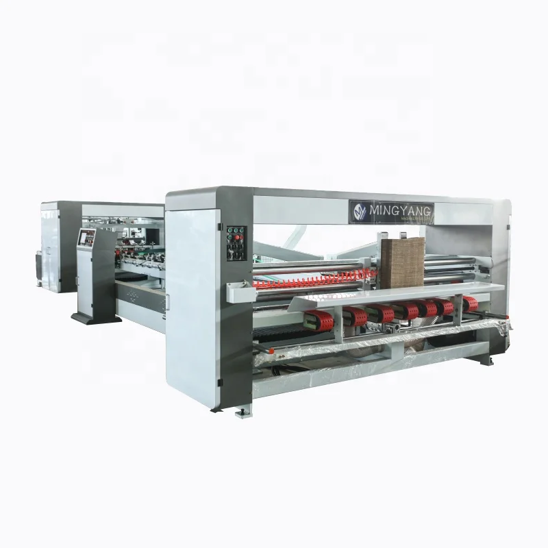 Fully automatic cardboard folder gluing machine for easy operation, fully automatic folding and gluing machine