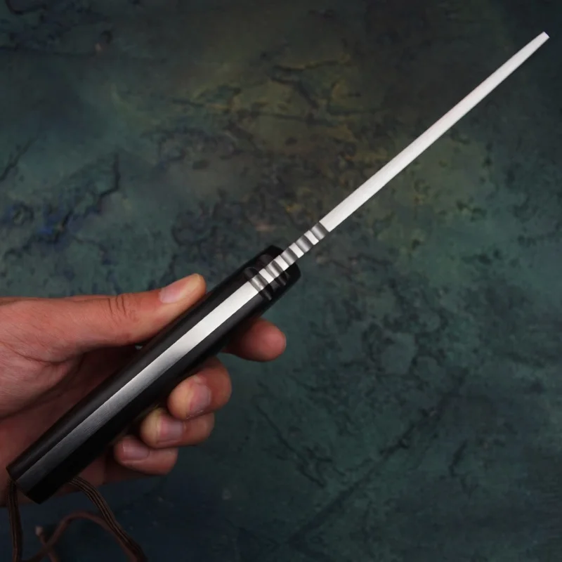 Hot DC53 Steel Chinese Chef Kitchen Cleaver Chopper Knife with Wood Handle