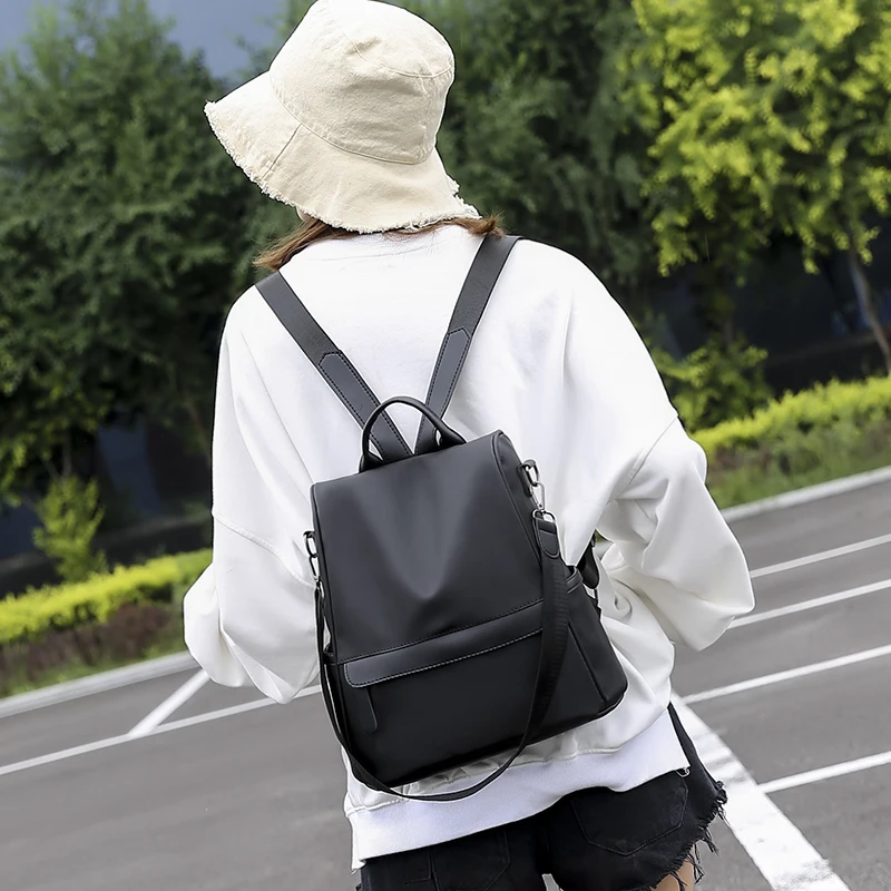 High Quality Hot Selling Anti-theft Nylon Backpack Women Backpack for Girls Backpack Bag Polyester Fashion Female Zipper 215