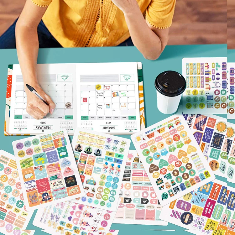 Various theme monthly weekly daily business planner stickers for planner,calendar,bullet journal