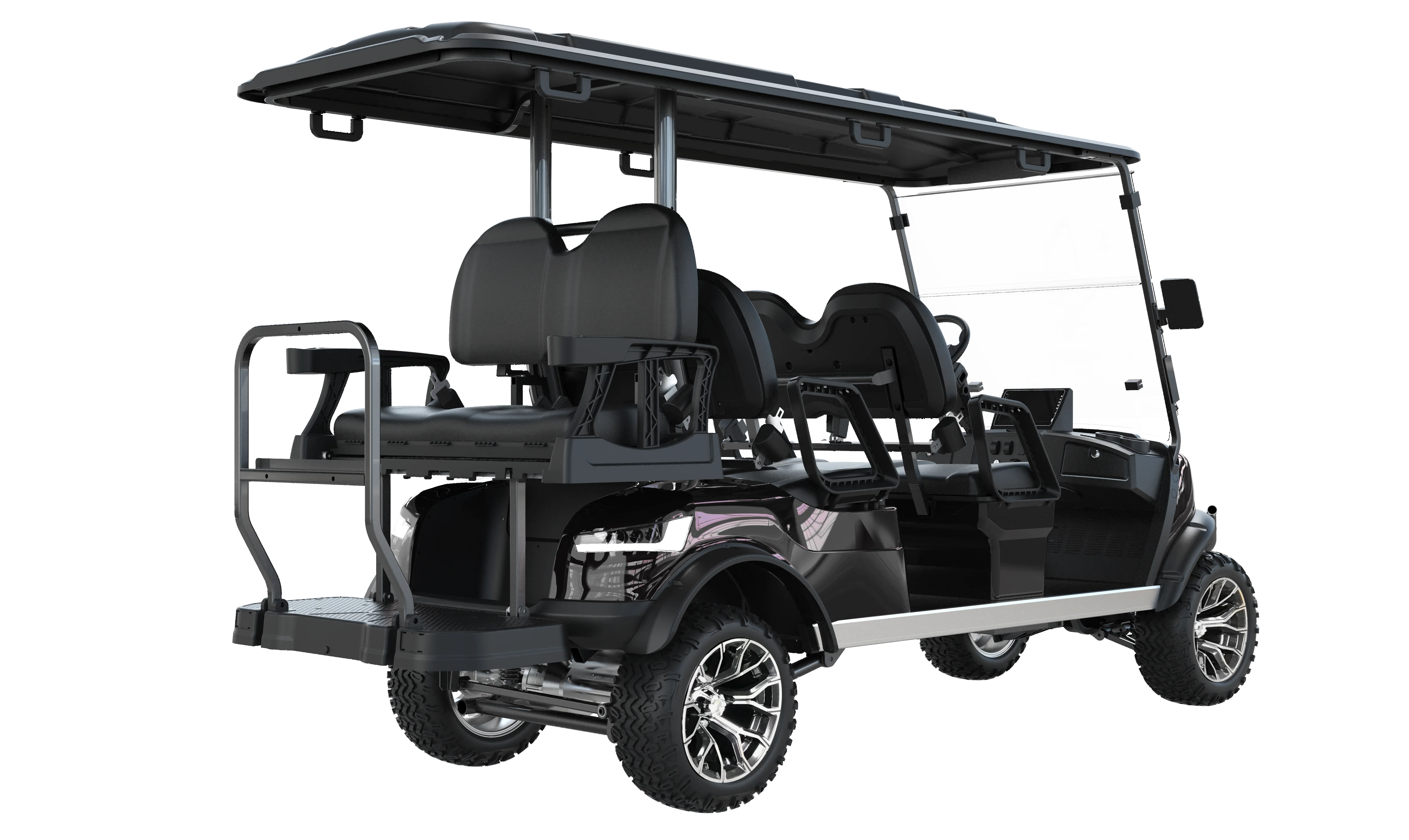 Chinese Cheap Cengo NL-JZ4+2.G 4+2 Passengers Lifted Golf Carts electric Golf Cart for Golf Club and Hotel