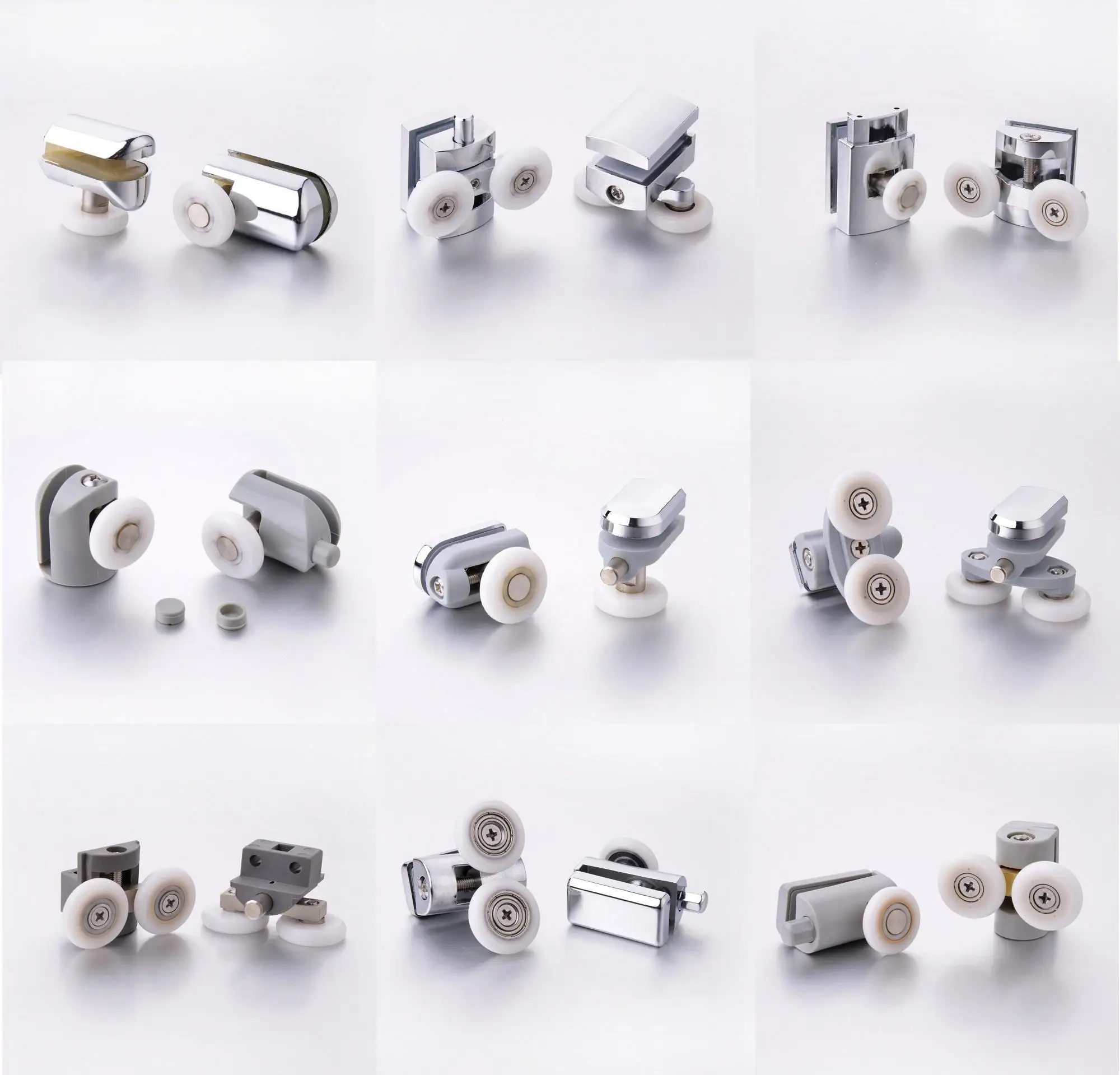 CE Professional Single Double Shower Room Cabin Door Sliding Glass Door Bathroom Part Bearing Wheel Runner Pulley