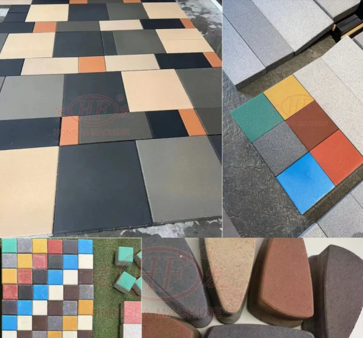 Semi-automatic Hydraulic Interlocking Brick Block Cement Concrete Making Machine Brick Machine Concrete Breeze Making Machine