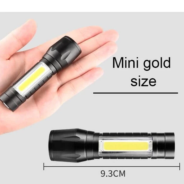 Mini Aluminum Light Weight Zoom Multifunction High Bright Led Flashlight rechargeable flashlight