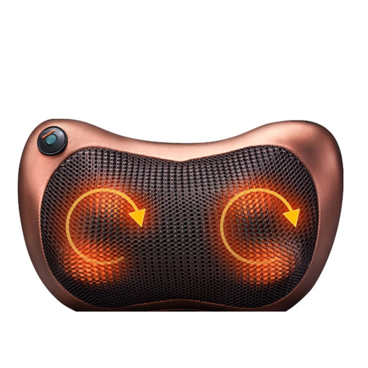 
High Quality Car and Home Portable Electric Vibrating Heat Neck Massage Pillow 