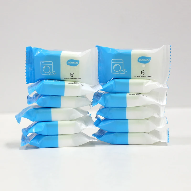 Factory  Environmentally friendly kraft paper wrapped in individual washing machine cleaner tablets