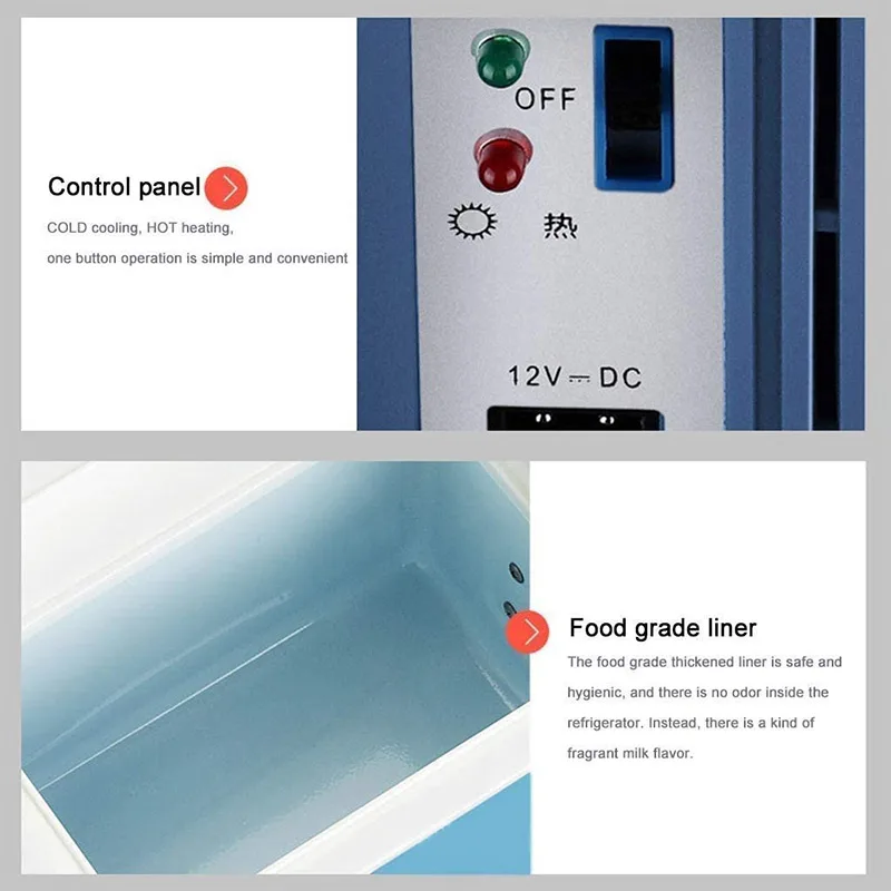 Hot Selling 7.5L Car Freezer Fridge D C 12V Portable Fridge for Truck SUV Car Mini Fridge Drink Cooler Box