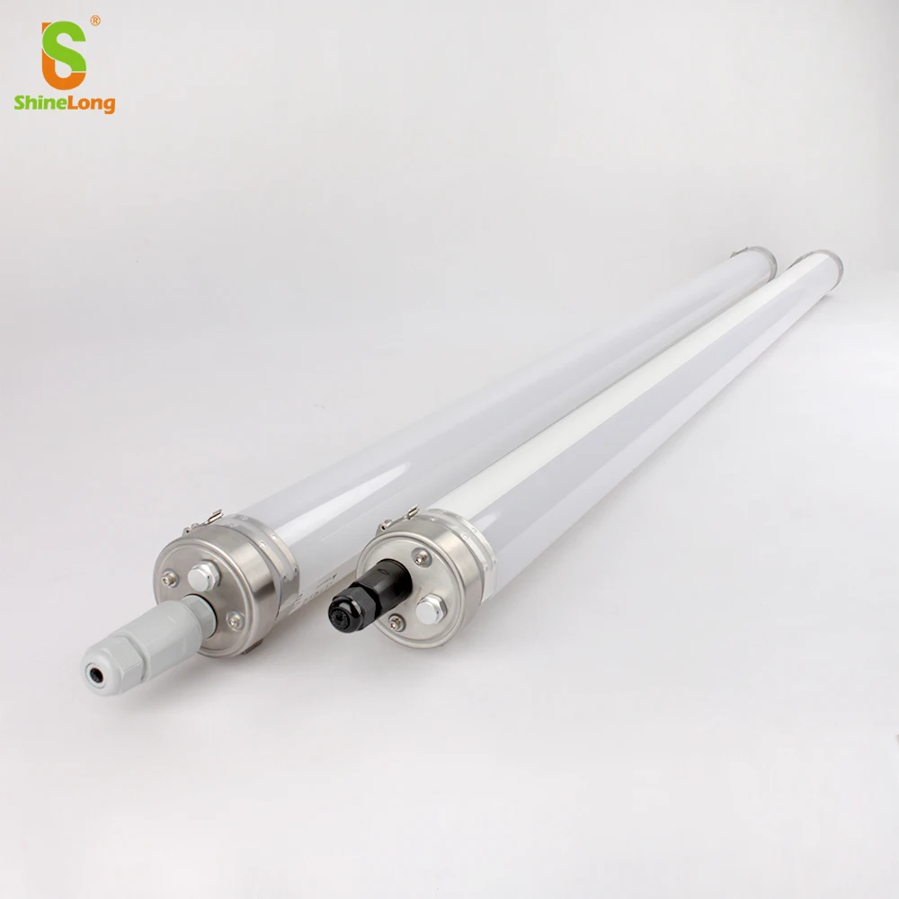 4ft ip65 waterproof 0-10V dimmable line poultry led triproof fixture lights for pigs farm ammonia proof lamp