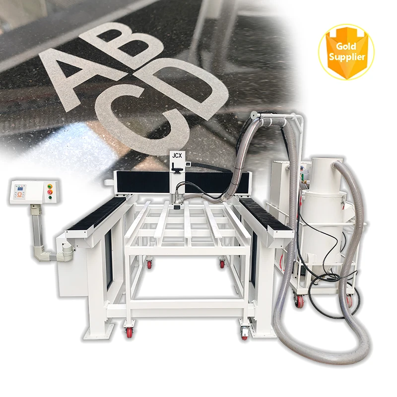 Hot CNC Controlled Stone Sandblasting Machine for Tombstone