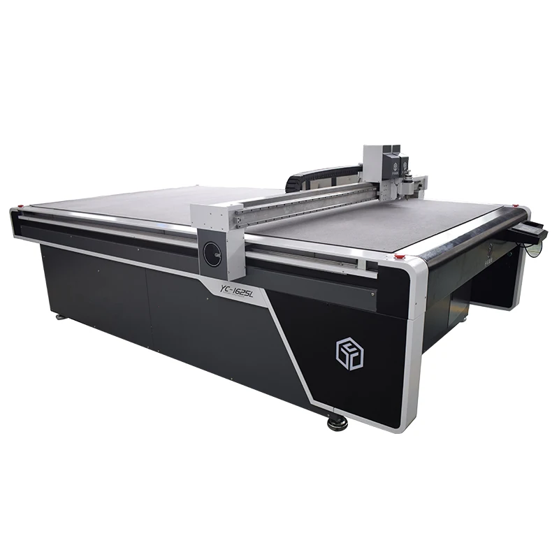 cnc leather cutter plotter YC-1625 oscillating knife cutting machine for leather