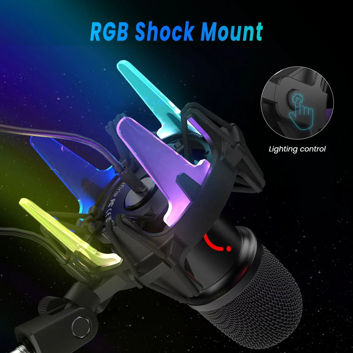 Fifine K651professional usb mic recording microphone gaming podcast microphone gaming dynamic microphone