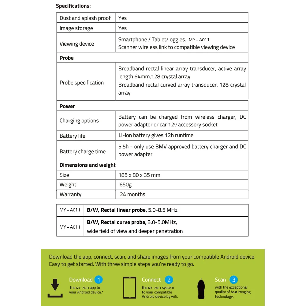 Vet usb pocket diagnostic wireless ultrasound scanner handheld device system price veterinary ultrasound machine probe