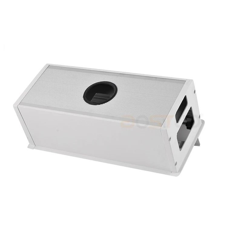 High Quality Aluminium Wire Management Outlets Box Wall Section Organizer Office Furniture Flooring Soft Closing Cable Grommet