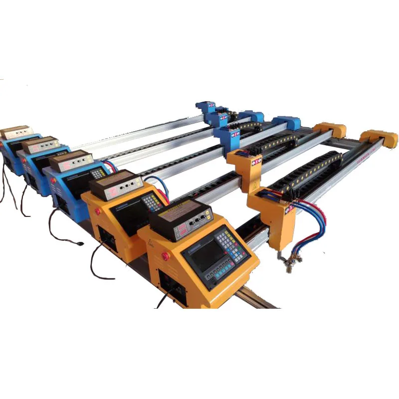 Portable Gantry plasma cutting machine dual drive foot stable innovation cheaper commercial accurate fast cam software Fang Ling