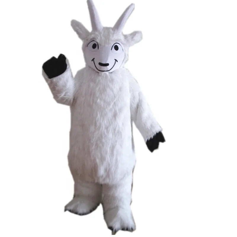White goat mascot costume/cosplay costume for adult