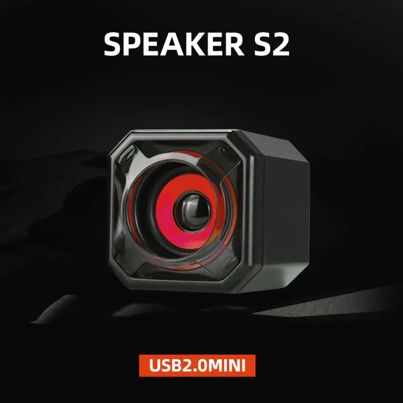 JERTECH S2 Wired Line Array Square Small Speakers Music Sound Speaker Anything Car Karaoke Subwoofer Mini Speaker